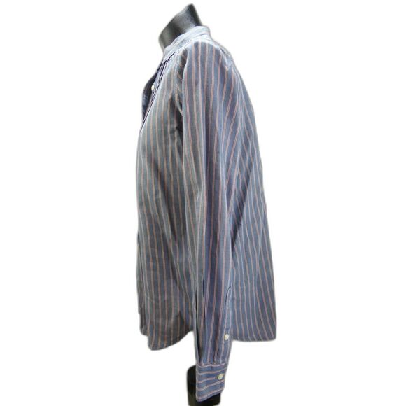 Ralph Lauren Jeans Co Blue Red Striped Pintucks Pullover Tunic Top - Women's S - Picture 6 of 8